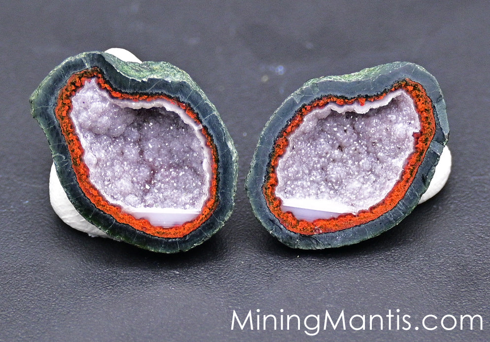 Set of Small Agate Geodes