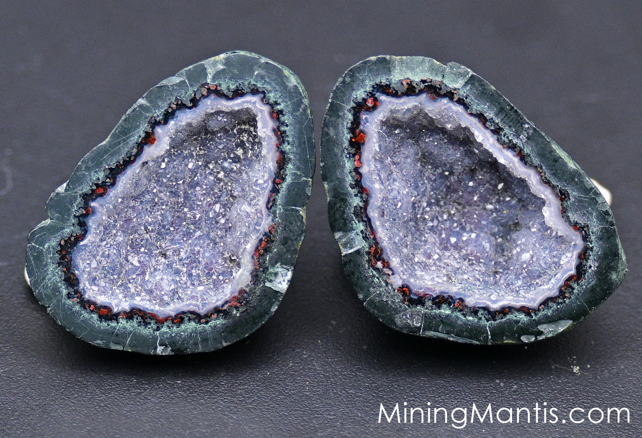 Set of Small Agate Geodes