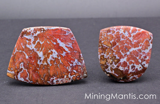 Death Valley Agate Cabs (2 pc)