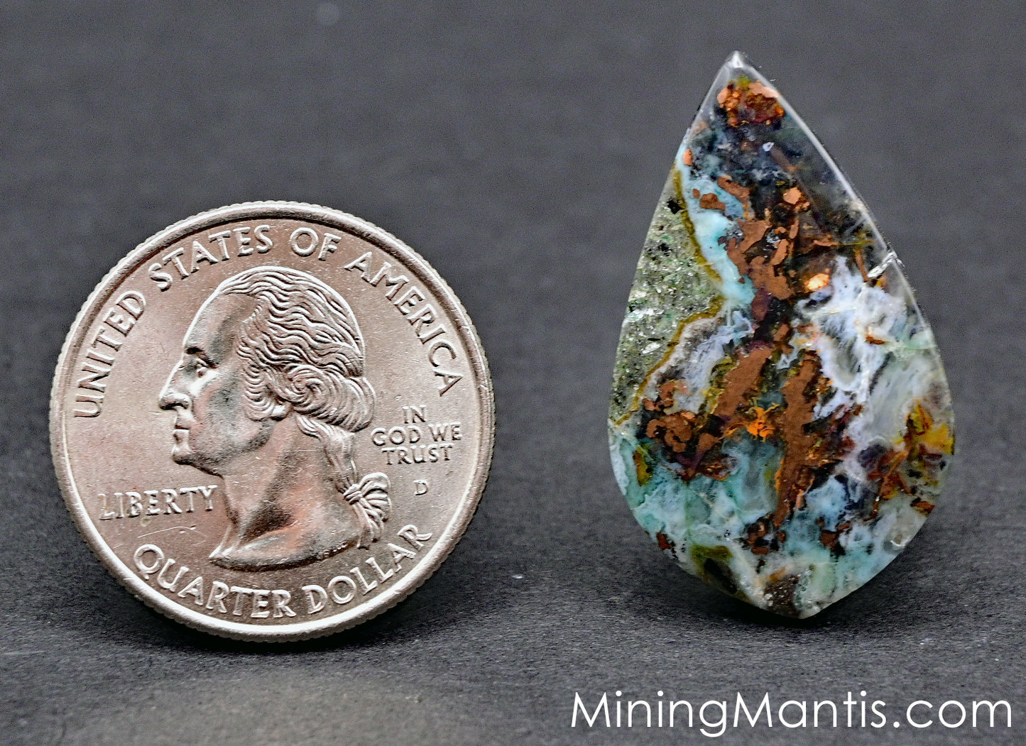 Indonesian Copper / Chrysocolla Cab